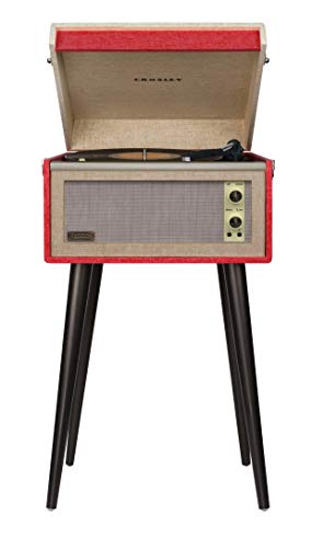 Tourne-Disque Crosley Bermuda Bluetooth Rouge Vintage - Les Beatles, Paul McCartney, John Lennon, RIngo Starr, George Harrison Tourne-Disque Crosley Bermuda Bluetooth Rouge Vintage