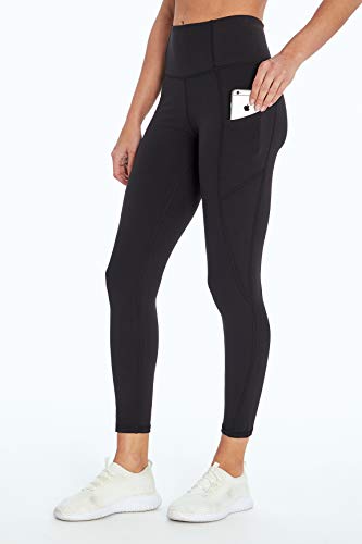 Jessica Simpson Sportswear Tummy Control Pocket Ankle Legging, Meteorite, Small