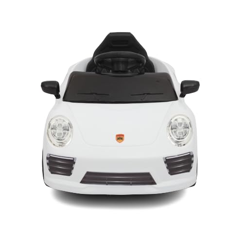 Bang Toys Carro Elétrico Mini Esportivo 12v Recarregável Branco