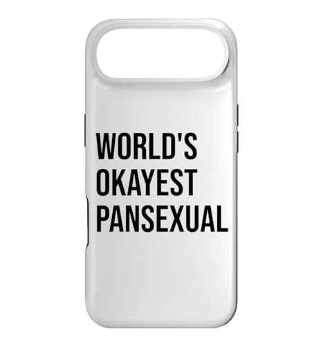 World's Okayest Pansexual Pride LGBTQ Pan Pride Queer Gay �X�}�z�P�[�X iPhone Air �p