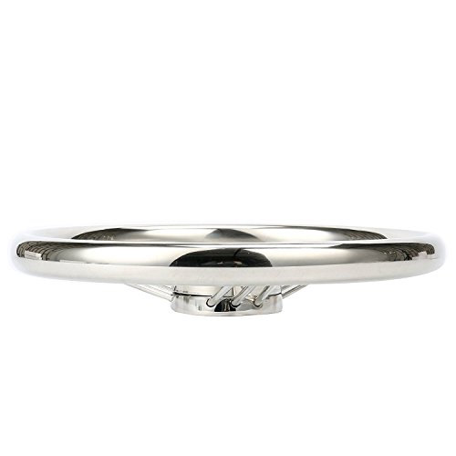 Amarine-Made 13.5 Inch 9 Spoke Stainless Boat Steering Wheel - 10 Degree - 9500S380 #TOP2