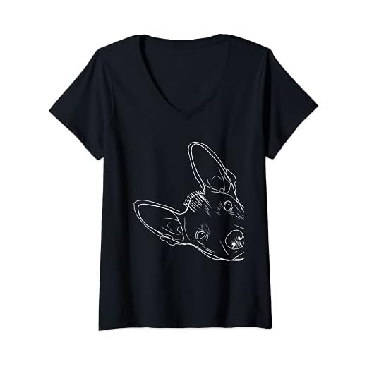 Womens Funny Dog Xoloitzcuintle V-Neck T-Shirt