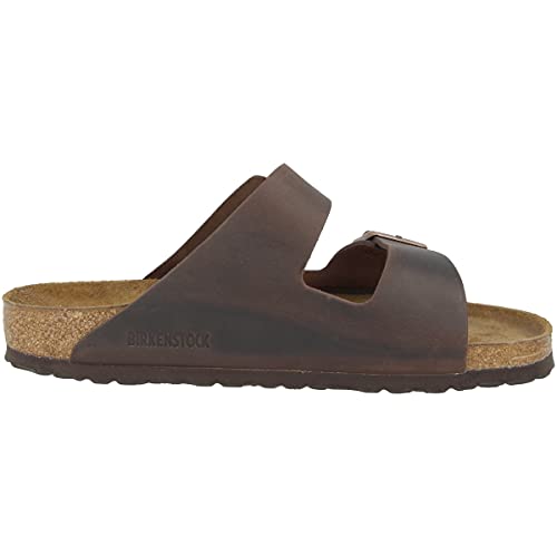 Image of Birkenstock Arizona Mules /Clogs Men Brown Mules Shoes, Habana, 8 US