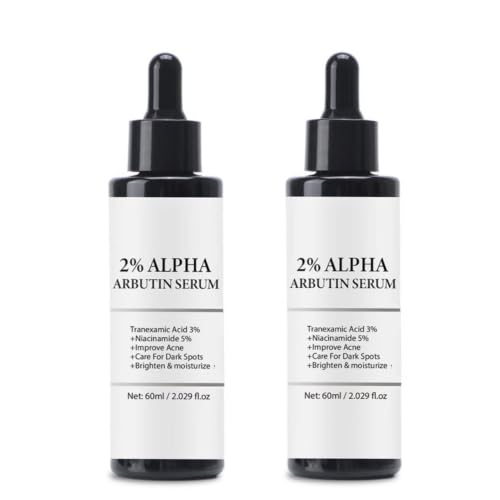 Image of 2% Alpha Arbutin Serum, containing 3% Tranexamic Acid and 5% Niacinamide, a serum for dark spot correction and brightening, evens out skin tone, 60 ml