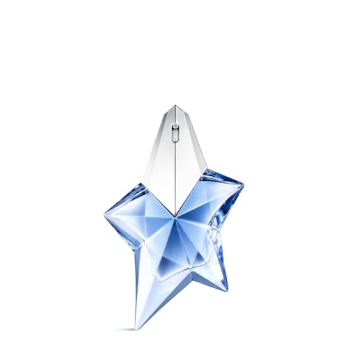 MUGLER Angel - Eau de Parfum Rechargeable Pour Elle - Parfum Femme - Ambré Gourmand - Patchouli, Accord Praline & Absolu de Vanille - Tenue Longue Durée -...