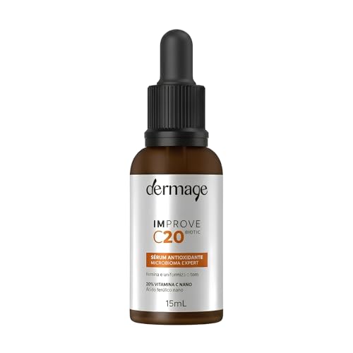 Dermage Sérum Antioxidante Improve C20 Biotic 15ml com Vitamina C Nano 20%, Ácido Ferúlico e Vitamina E