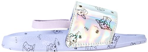 Disney Star Wars Baby Girls' Sandals - Mandalorian Grogu Baby Yoda Slides with Heel Strap - Sandals for Toddler Girls (5T-10T)4