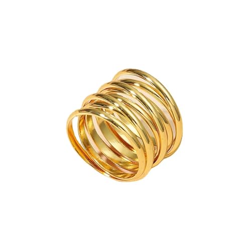 Bague fiançailles femmes et couples 17 mm au design géométrique pour le quotidien