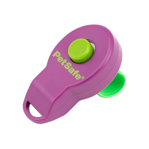 PetSafe Clik-R Training Clicker for Dogs - Reinforces Positive Behaviour, Comfortable Grip - Purple