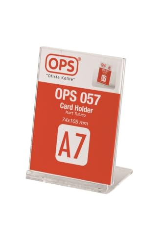 Kartlık, Ops A7 Dikey Eğimli Afiş Taşıyıcı Broşürlük