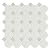 MSI White and Black Matte Octagon Porcelain Tile for Kitchen Backsplash, Floor Tile, Wall Tile for Bathroom, Shower Wall Tile, Mesh Mounted Mosaic Tile, Sample