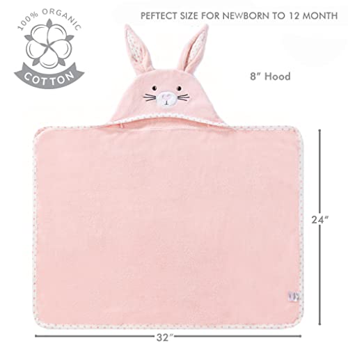 Tbezy Baby Hooded Towel With Unique Animal Design Ultra Soft Thick Cotton Bath Towel For Newborn (Bunny) #TOP1