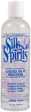 Chris Christensen Silk Spirits Liquid Protein, Dog Conditioner, Groom Like a Professional, 8 oz