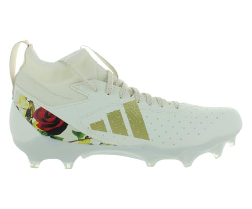 Image of adidas Adizero Impact Unisex Shoes Size 10.5, Color: Off White /Gold Metallic /Footwear White-White