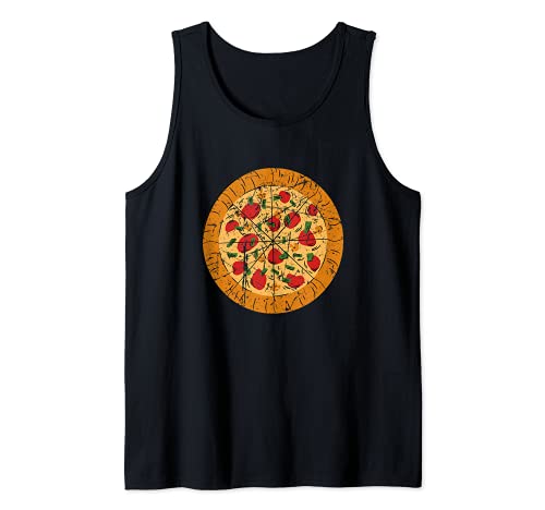 Funny Pizza Lover Italian Food Foodie Whole Pepperoni Pizza Canotta