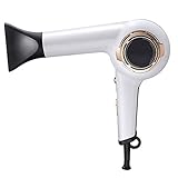 ★ Secador de pelo profesional: este secador profesional de 1400 W produce un flujo de aire potente. Con un abanico, puedes hacer que los peinados y el cuidado del cabello sean más rápidos y fáciles.