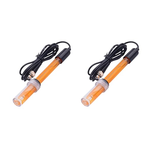 Pyugxab 2X Sonda de Electrodo ORP, Prueba de Electrodo de Laboratorio HidropóNico para Acuario, MedicióN del Potencial Redox, Conector BNC Q9
