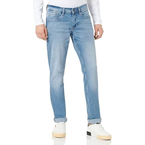 Mustang Oregon Tapered Jeans, Azul Medio 583 Cover