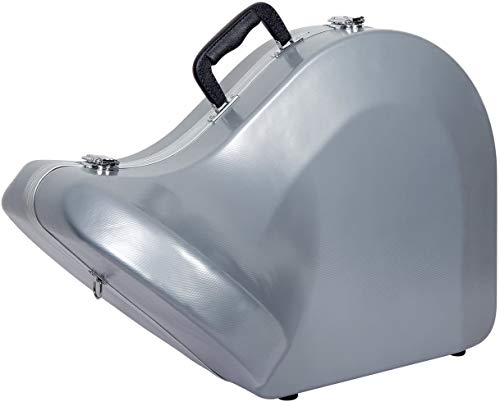 Crossrock ABS Molded Silver French Horn Case (CRA861FHSL)