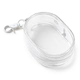 Mini Bolsa Transparente Portátil com Zíper para Carregador Fone de Ouvido Cabos Acessórios Eletrônicos Organizador Viagem (BRANCO)