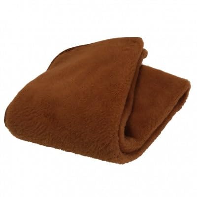 (ダブルサイズ)洗える贅沢キャメルファー敷毛布 140×205cm ベージュ CH-140