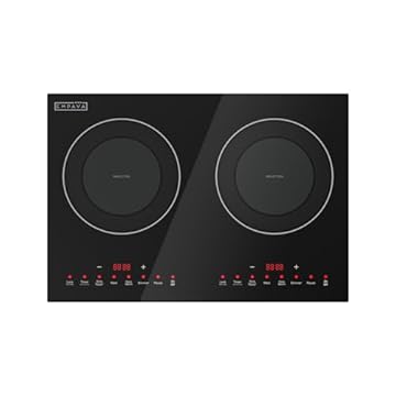 dual gas and induction cooktop