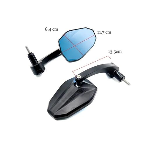Espejo retrovisor de motocicleta ajustable plegable sin vibraciones TNT 4