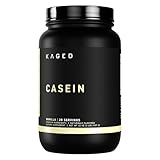 Kaged Premium Casein Protein Powder Vanilla Micellar Casein Banned-Substance Free Supplement Build Muscle and Recover Faster Kasein 27 Servings