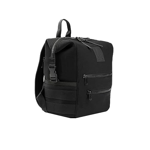 Image of Layke Co. Gender Neutral Neoprene Diaper Bag Backpack and Convertable Shoulder Tote with Changing Mat and Washable Zippered Bag Insert
