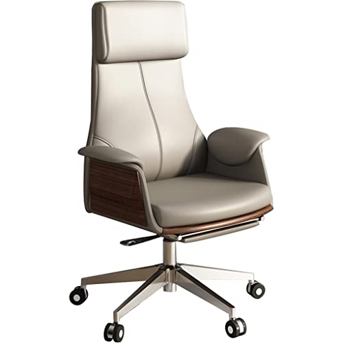 Silla de Escritorio para computadora con reposabrazos, Ajustable, de Alta Gama, para Presidente y Gerente, cómoda y Suave para reuniones, con Capacidad de Carga de 150 kg/330,7 LB