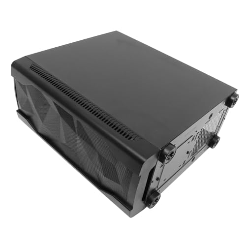 SWOOMEY Atx Gaming Computer Case Full Tower Case Diamond Cut Panel Heat Dissipation Large Storage Space