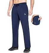 BALEAF Herren Trainingshose Fleece gefütterte Laufhose Thermo Hose Jogger Jogginghose Wasserdicht...