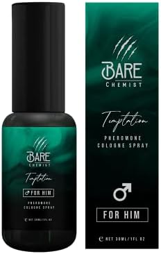 Pheromones for Men to Attract Women (Temptation) Cologne - Extra Strong, Concentrated Proven Formula Spray