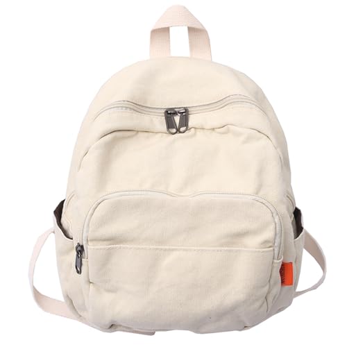 Makukke Sac à Dos pour Femme Petit Sac à Dos en Toile de Ville Sacs à Dos pour Femme Sac à Dos pour Voyage Scolaire décontracté Randonnée Travail