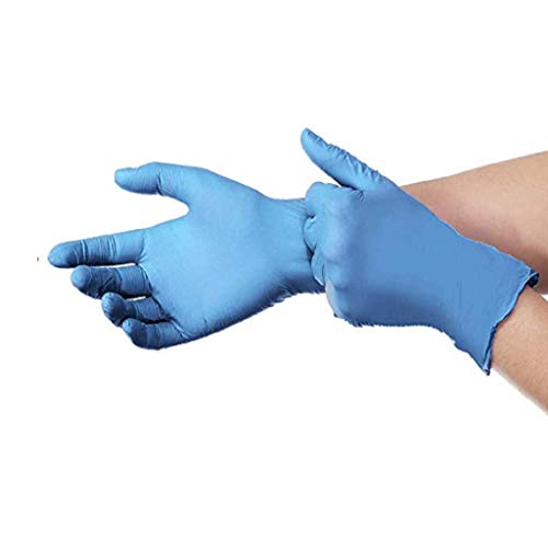 Becobe Mechanic Nitrile Gloves, 100Pcs, Comfortable Latex Free, Powder Free, Disposable, Non-Sterile (M)