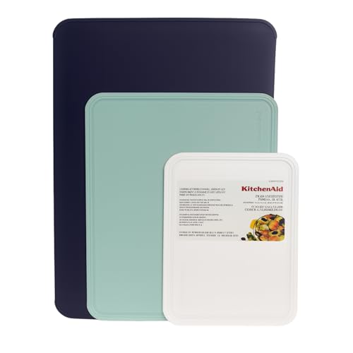 Opiniones y reviews de Tabla para picar los 10 mejores. 48 KitcheAid Set de 3 tablas para picar y cortar profesionales anti-deslizantes, anti derrames