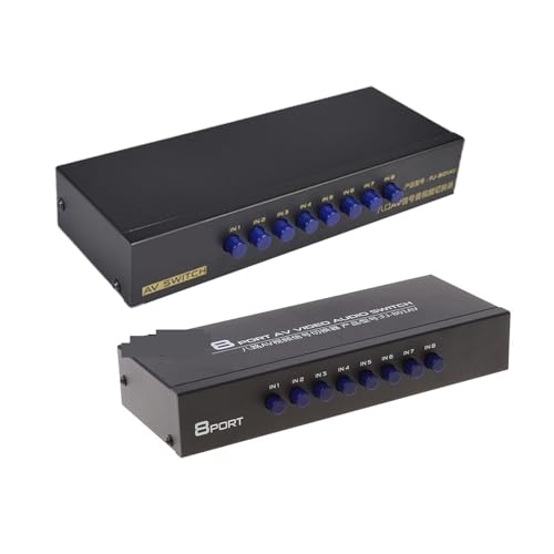 Commutateur vidéo composite résout le manque de prises RCA pour DVD et STB