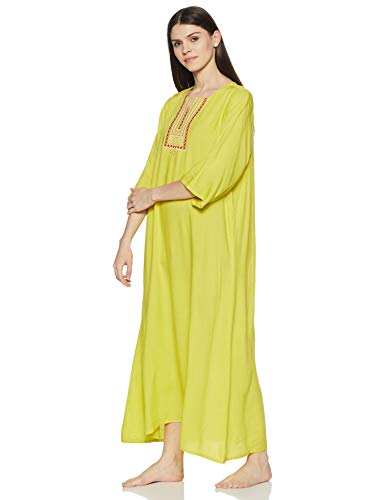 Image of Indigo Women's Rayon Ankle Length Nightdress