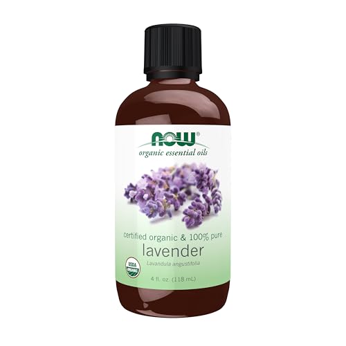Huile essentielle lavande bio Now contre le stress et les nuits agitées 118ml