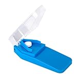 EZY DOSE Pill Cutter and Splitter, Safely Cuts Large, Small and Tiny Pills, Vitamins, Tablets in half, Accurate Easy Cutting, Stainless Steel Blade, Travel Sized, Easy to Use, Color May Vary, BPA Free