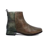  DESCANFLEX - Botines de Piel: El Toque Metálico Que Marca la Diferencia - 22111 para: Mujer Color: Tricolor Talla: 38