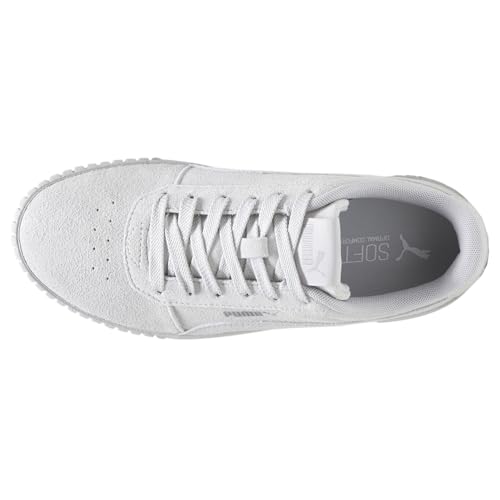 Image of PUMA Womens Carina 2.0 Sd Lace Up Sneakers Shoes Casual - Grey - Size 9 M