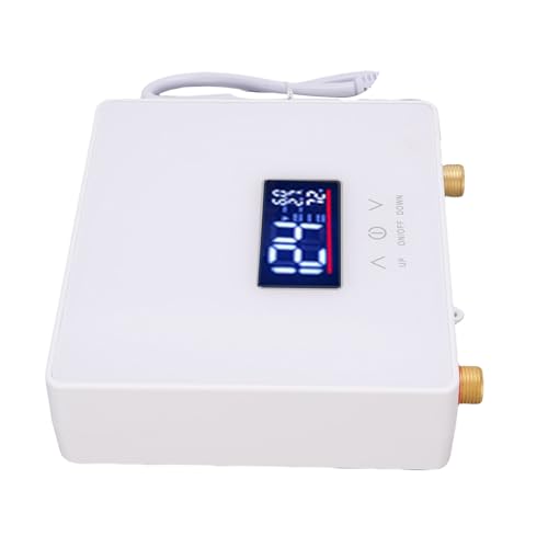 Calentador de Agua, Pantalla Táctil LCD de Calentador Agua Eléctrico para RV (EU enchufe 220V 4000W)