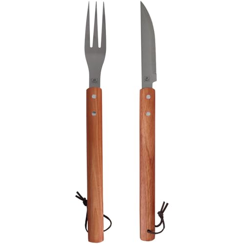 Kit Para Churrasco Cabo de Madeira 2 Peças Bel