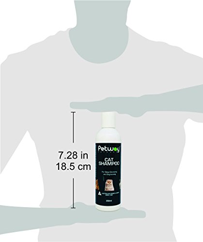 Petway Petcare Cat Shampoo, Anti Dandruff Shampoo For Deep Cleanse & Degreasing, Removes Excess Oils, Dirt And Dandruff, Ph Balanced, Parabens & Sulfates Free, Cruelty Free, For Use On Cats, 250Ml #TOP5