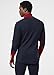 Helly Hansen LIFA Merino Midweight Half-Zip Base Layer for Men - Performance Wicking Interior, 598 Navy - Small