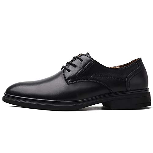 Zapatos formales Oxford para hombre con cordón elegante y cuero vegano sólido 7