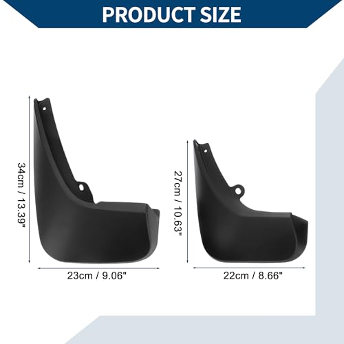 Image of Mud Flaps Splash Guards W /Mount Accessories for Land Rover Discovery Sport(5 Doors) low Configuration 2016-2022 Front Rear Mud Guards 1 Set