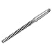 High Speed Steel Taper Shank Machine Reamer for Mold Processing and Handcrafts - 1:50 Taper Ratio - 6 Flutes - 12mm Shank Diameter - 140mm Blade Length - Industrial Cutting Tool