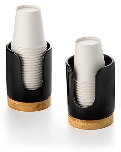 Viosuniu Ceramic Bathroom Cups Dispenser - 3 oz Disposable Paper